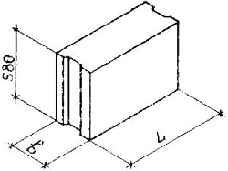 Фундаментные блоки (ГОСТ 13579-78)